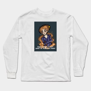 Scarecrow with quote Long Sleeve T-Shirt